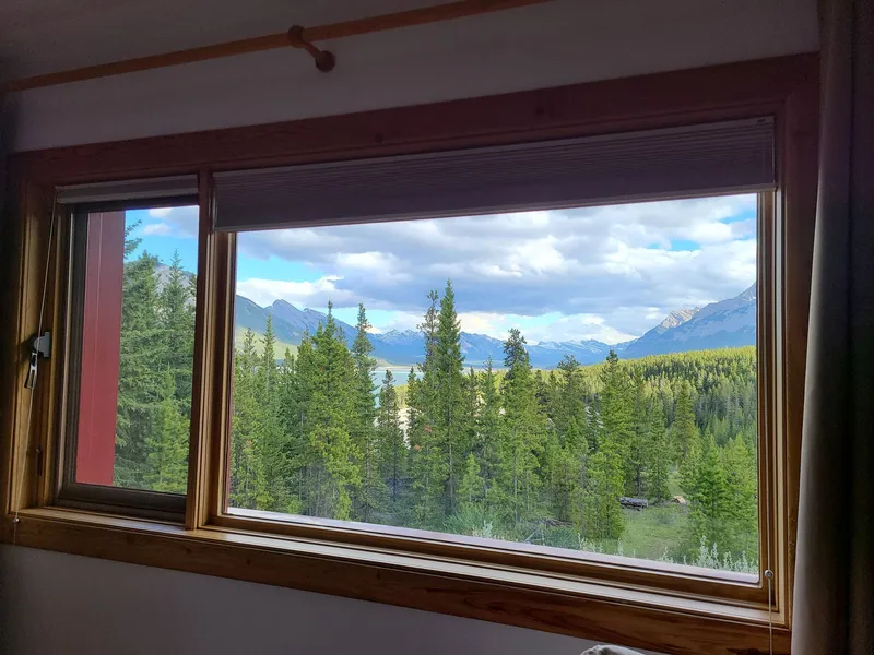 Corner room with panoramic views