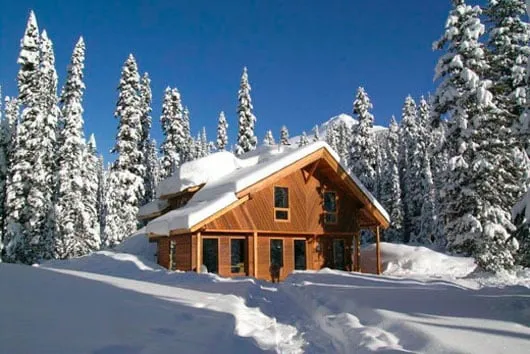 Mistaya Lodge winter ski touring